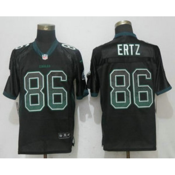 Men's Philadelphia Eagles #86 Zach Ertz Black Drift Stitched NFL Nike Fashion Jersey