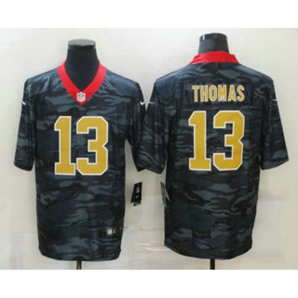 Men's New Orleans Saints #13 Michael Thomas 2020 Camo Limited Stitched Nike NFL Jersey