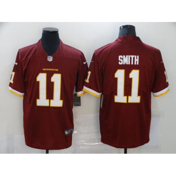 Men's Washington Redskins #11 Alex Smith Burgundy Red NEW 2020 Vapor Untouchable Stitched NFL Nike Limited Jersey