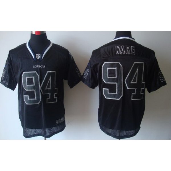 Nike Dallas Cowboys #94 DeMarcus Ware Lights Out Black Elite Jersey