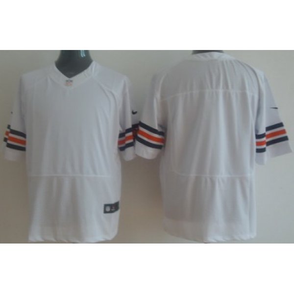 Nike Chicago Bears Blank White Elite Jersey