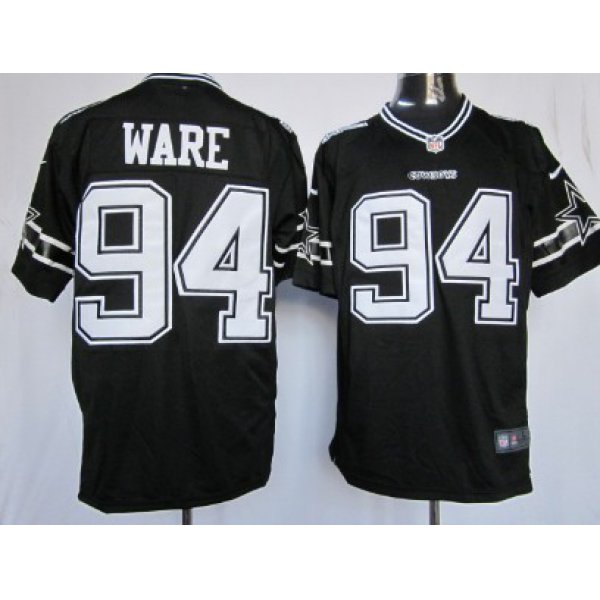 Nike Dallas Cowboys #94 DeMarcus Ware Black Game Jersey