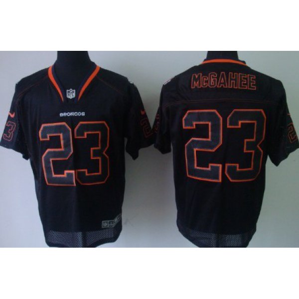 Nike Denver Broncos #23 Willis McGahee Lights Out Black Elite Jersey