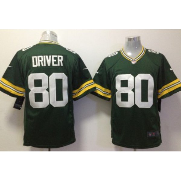 Nike Green Bay Packers #80 Donald Driver Green Limited Jersey