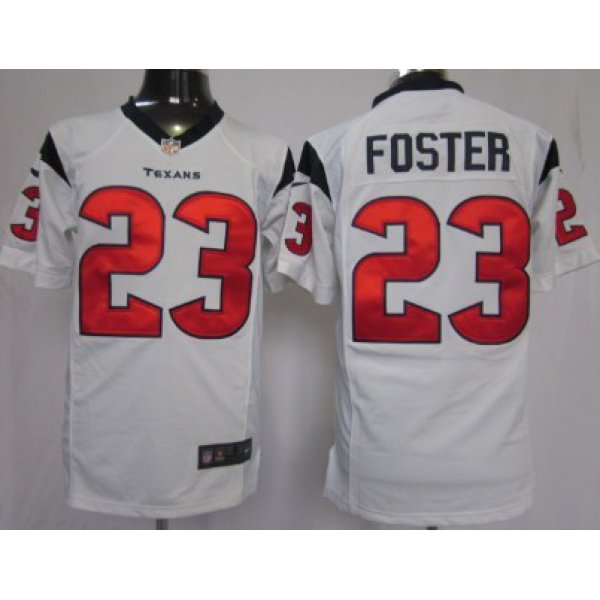 Nike Houston Texans #23 Arian Foster White Limited Jersey