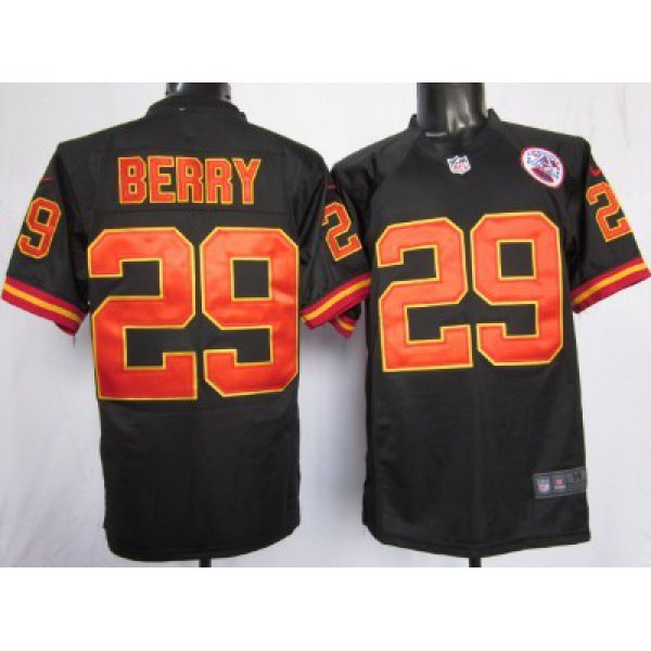 Nike Kansas City Chiefs #29 Eric Berry Black Game Jersey