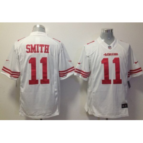 Nike San Francisco 49ers #11 Alex Smith White Limited Jersey