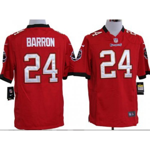 Nike Tampa Bay Buccaneers #24 Mark Barron Red Game Jersey
