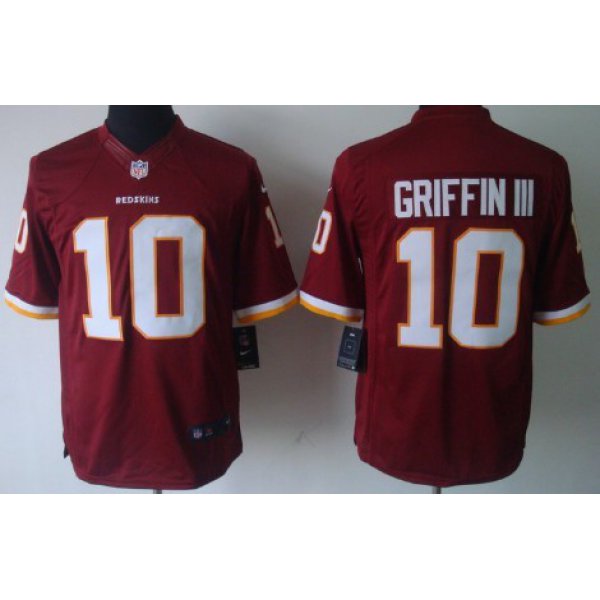 Nike Washington Redskins #10 Robert Griffin III Red Limited Jersey