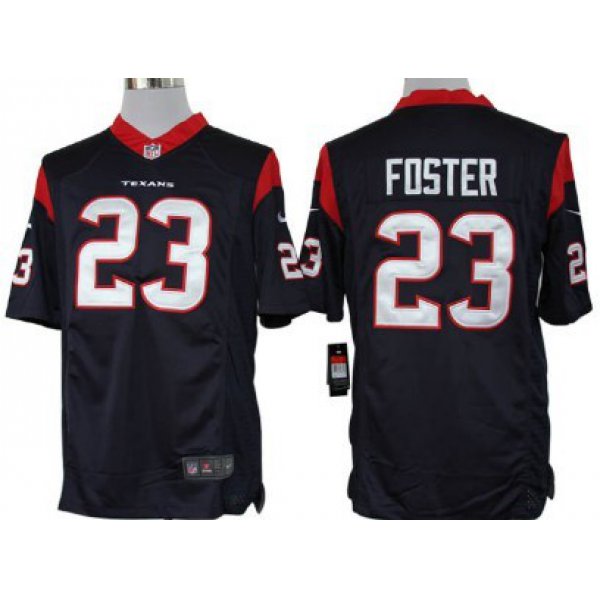Nike Houston Texans #23 Arian Foster Blue Limited Jersey