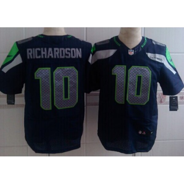 Nike Seattle Seahawks #10 Paul Richardson Navy Blue Elite Jersey