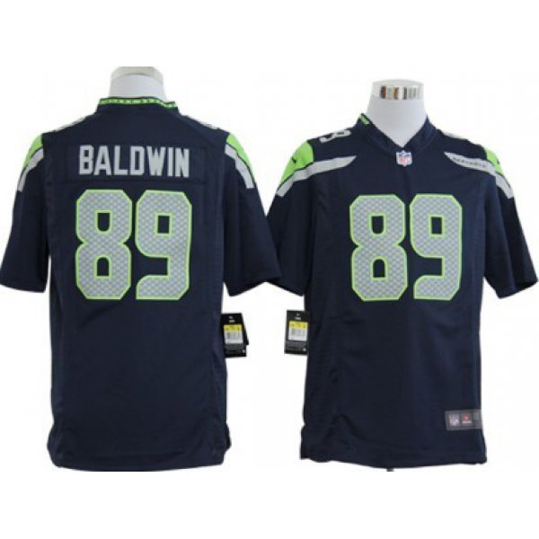 Nike Seattle Seahawks #89 Doug Baldwin Navy Blue Game Jersey