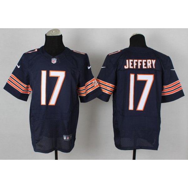 Nike Chicago Bears #17 Alshon Jeffery Blue Elite Jersey