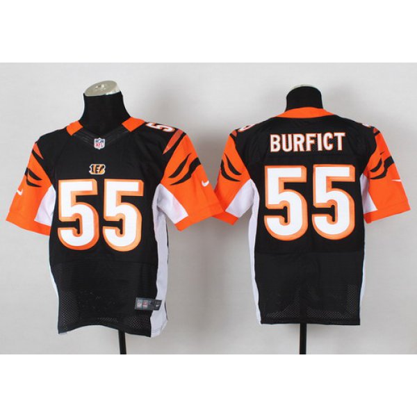 Nike Cincinnati Bengals #55 Vontaze Burfict Black Elite Jersey