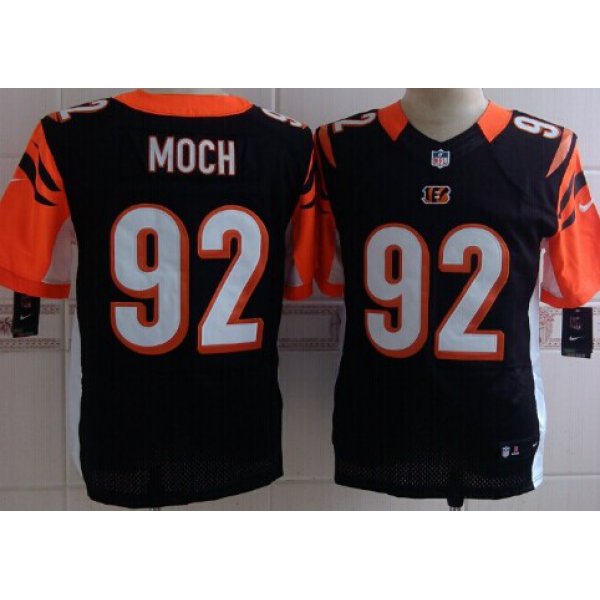 Nike Cincinnati Bengals #92 Dontay Moch Black Elite Jersey