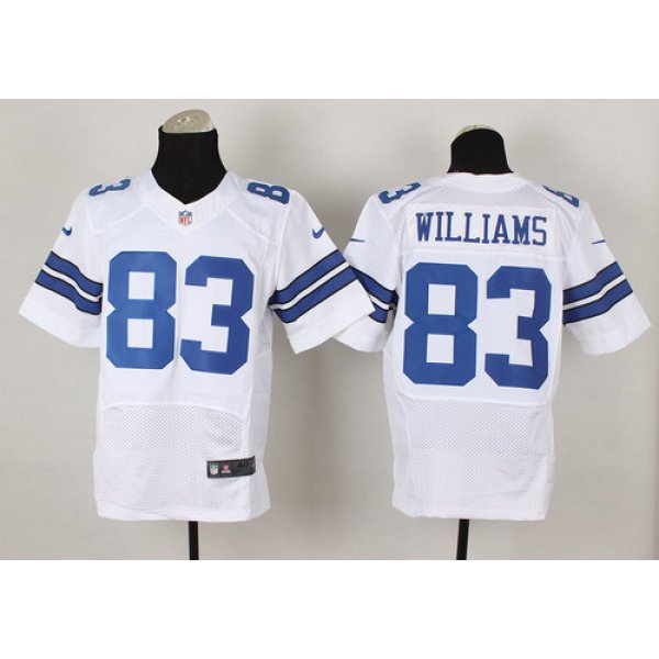 Nike Dallas Cowboys #83 Terrance Williams White Elite Jersey