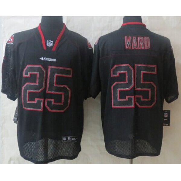 Nike San Francisco 49ers #25 Jimmie Ward Lights Out Black Elite Jersey