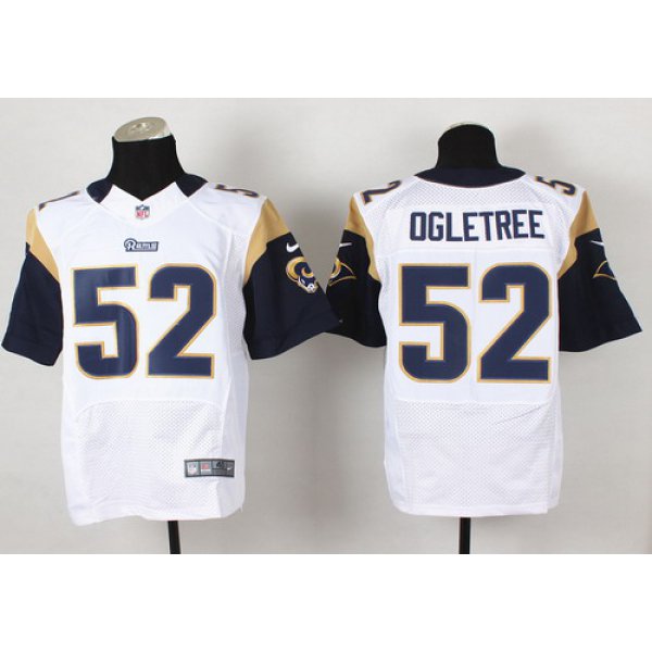 Nike St. Louis Rams #52 Alec Ogletree White Elite Jersey