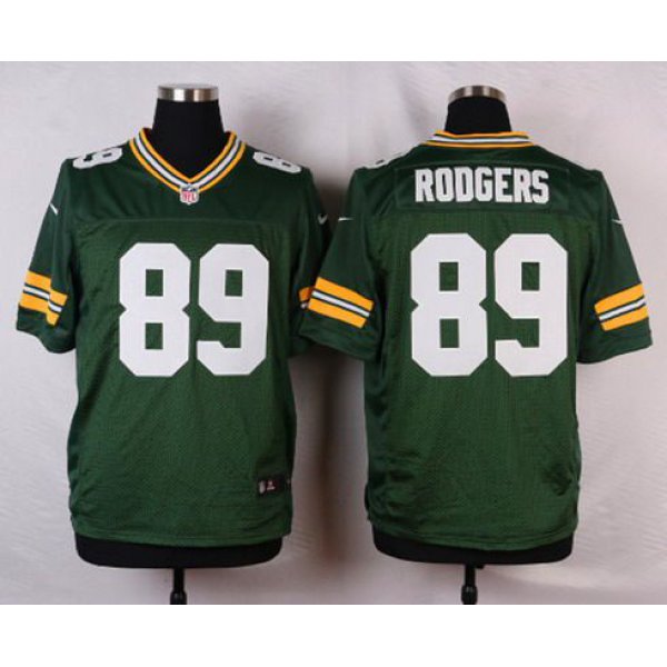 Men's Green Bay Packers #89 Richard Rodgers Green Team Color NFL Nike Elite Jersey