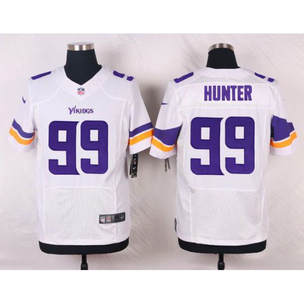 Men's Minnesota Vikings #99 Danielle Hunter White Road NFL Nike Elite Jersey