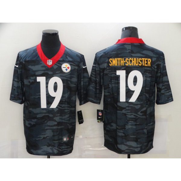 Men's Pittsburgh Steelers #19 JuJu Smith-Schuster 2020 Camo Limited Stitched Nike NFL Jersey
