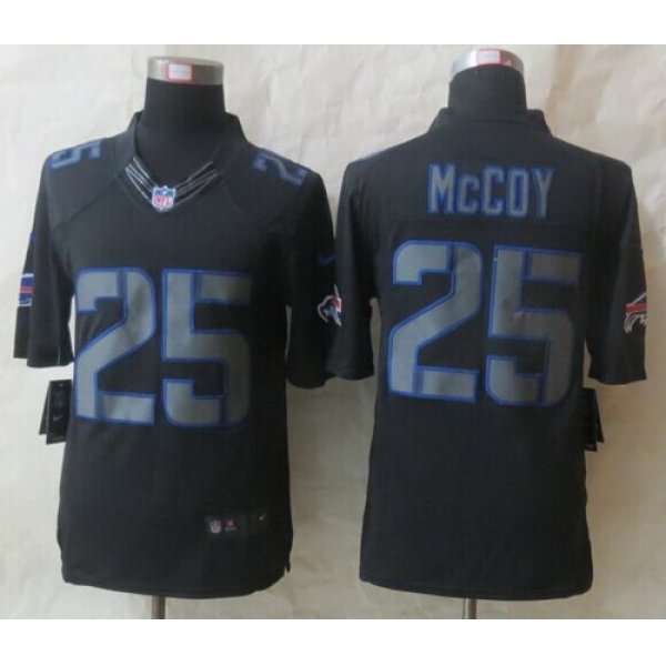 Nike Buffalo Bills #25 LeSean McCoy Black Impact Limited Jersey