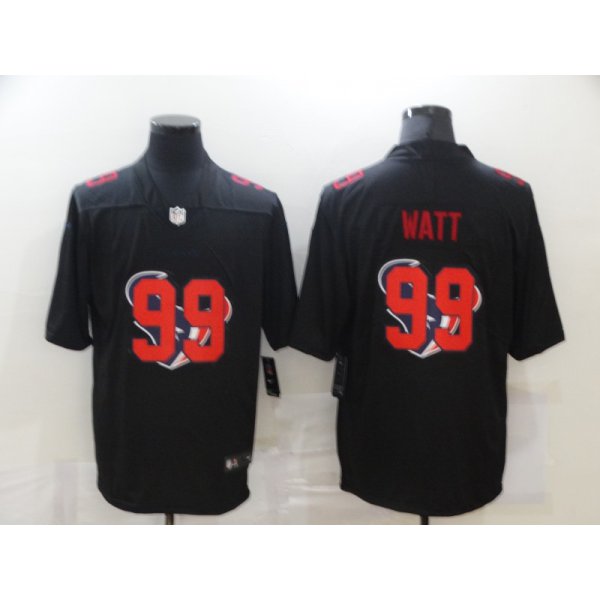 Men's Houston Texans #99 J.J. Watt Black 2020 Shadow Logo Vapor Untouchable Stitched NFL Nike Limited Jersey