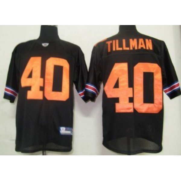 Reebok Arizona Cardinals #40 Pat Tillman Black Jersey