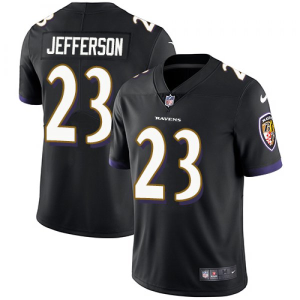 Nike Baltimore Ravens #23 Tony Jefferson Black Alternate Men's Stitched NFL Vapor Untouchable Limited Jersey