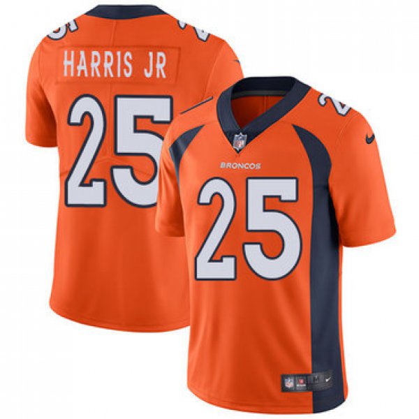 Nike Denver Broncos #25 Chris Harris Jr Orange Team Color Men's Stitched NFL Vapor Untouchable Limited Jersey