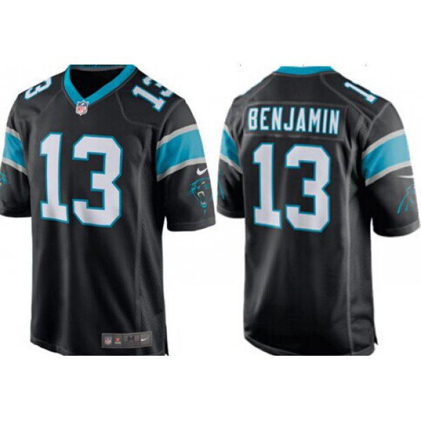Nike Carolina Panthers #13 Kelvin Benjamin Black Game Jersey