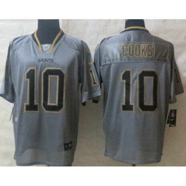 Nike New Orleans Saints #10 Brandin Cooks Lights Out Gray Elite Jersey