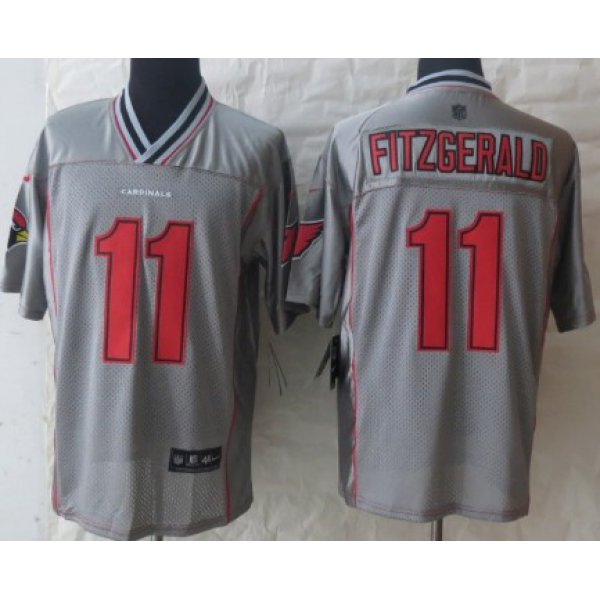 Nike Arizona Cardinals #11 Larry Fitzgerald 2013 Gray Vapor Elite Jersey