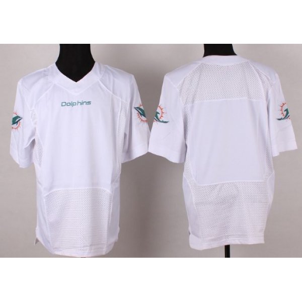 Nike Miami Dolphins Blank 2013 White Elite Jersey
