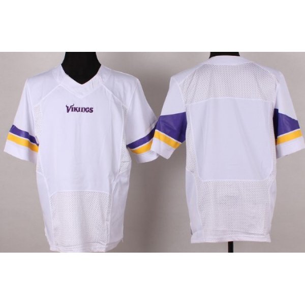 Nike Minnesota Vikings Blank 2013 White Elite Jersey