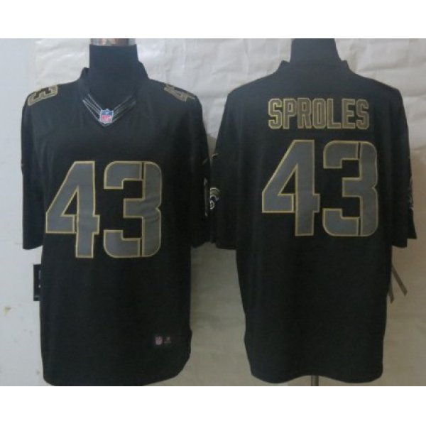 Nike New Orleans Saints #43 Darren Sproles Black Impact Limited Jersey