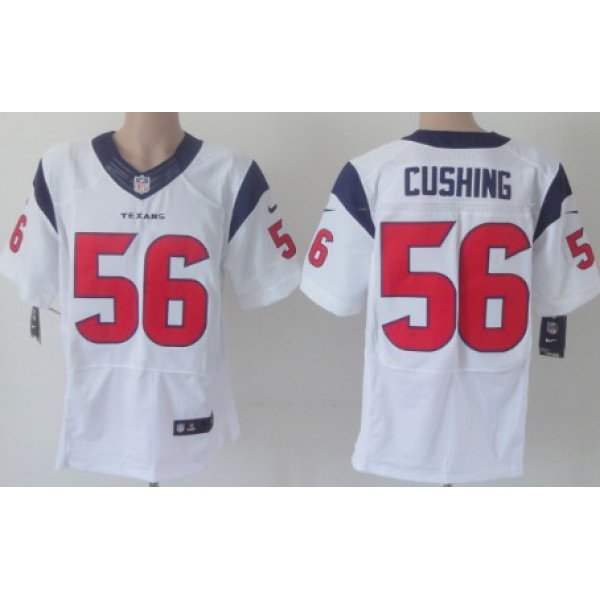 Nike Houston Texans #56 Brian Cushing White Elite Jersey