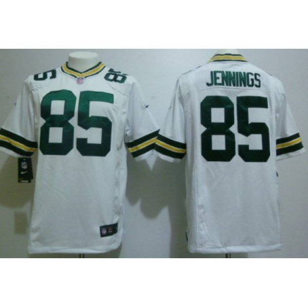 Nike Green Bay Packers #85 Greg Jennings White Game Jersey