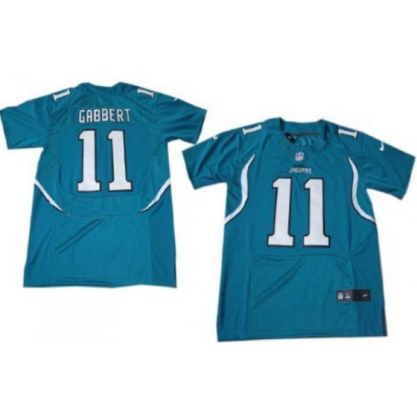 Nike Jacksonville Jaguars #11 Blaine Gabbert Green Elite Jersey