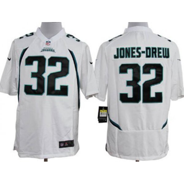 Nike Jacksonville Jaguars #32 Maurice Jones-Drew White Game Jersey