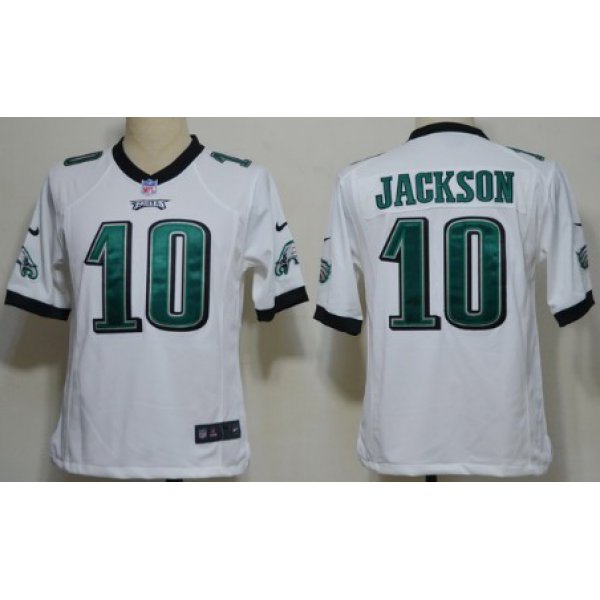 Nike Philadelphia Eagles #10 DeSean Jackson White Game Jersey