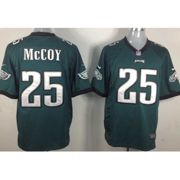 Nike Philadelphia Eagles #25 LeSean McCoy Dark Green Game Jersey