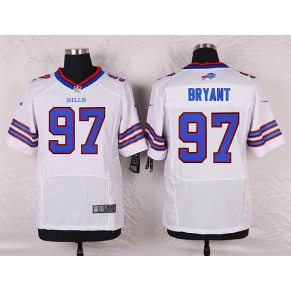 Men's Buffalo Bills #97 Corbin Bryant White Road NFL Nike Elite Jersey