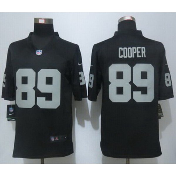 Oakland Raiders #89 Amari Cooper Black Team Color NFL Nike Game Jersey
