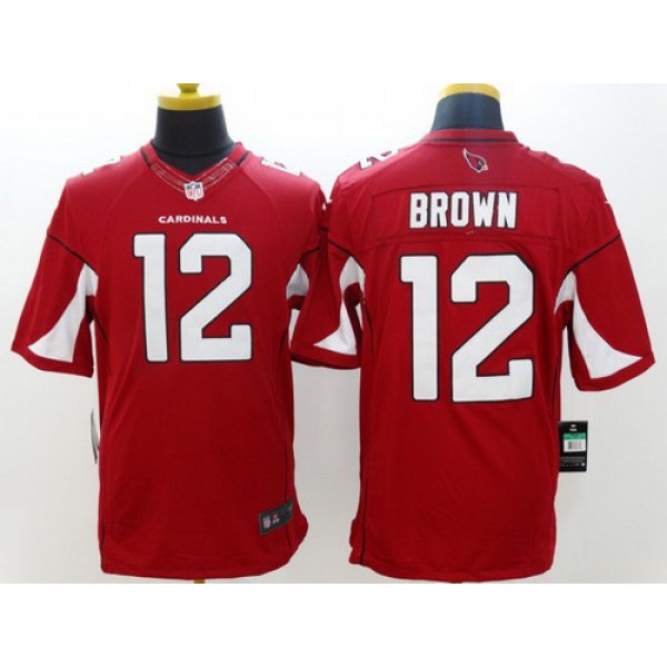 Nike Arizona Cardinals #12 John Brown Red Limited Jersey