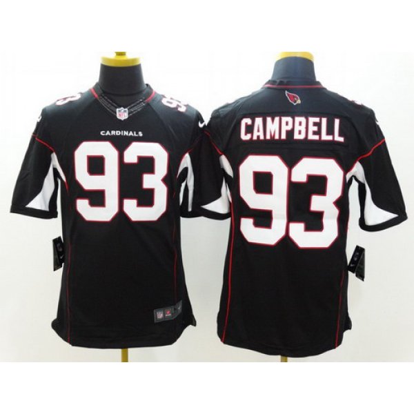 Nike Arizona Cardinals #93 Calais Campbell Black Limited Jersey