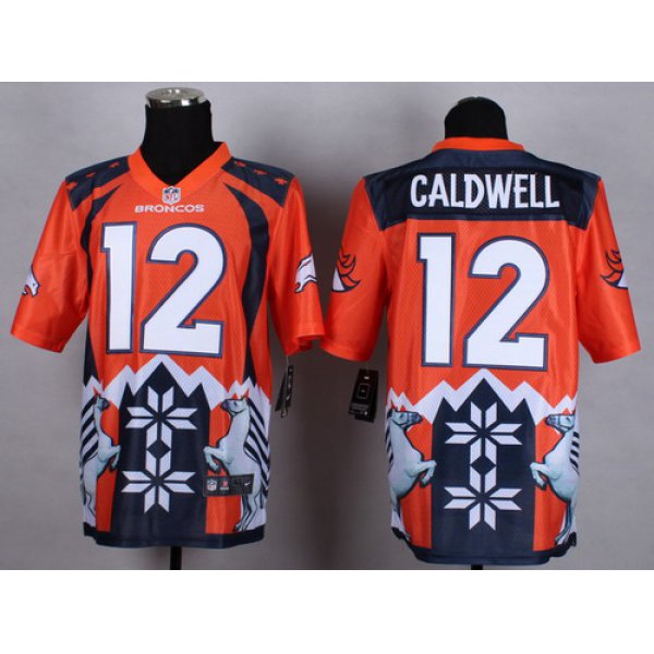 Nike Denver Broncos #12 Andre Caldwell 2015 Noble Fashion Elite Jersey