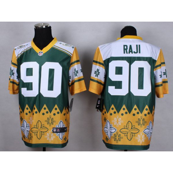 Nike Green Bay Packers #90 B.J. Raji 2015 Noble Fashion Elite Jersey