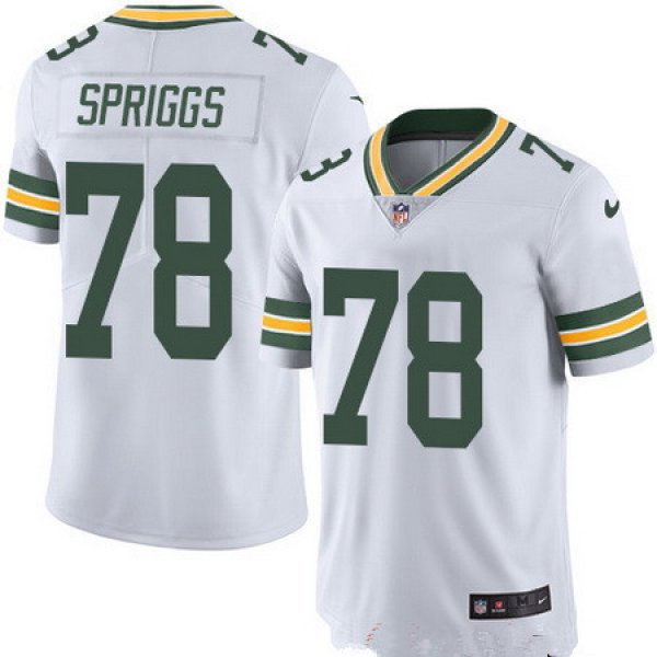 Men's Green Bay Packers #78 Jason Spriggs White 2016 Color Rush Stitched NFL Nike Limited Jersey