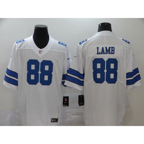 Men's Dallas Cowboys #88 CeeDee Lamb White 2020 NEW Vapor Untouchable Stitched NFL Nike Limited Jersey